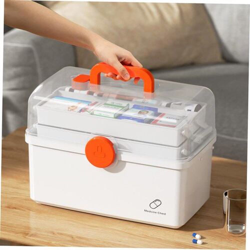 Medical first aid home medicine storage box manufacturer wh