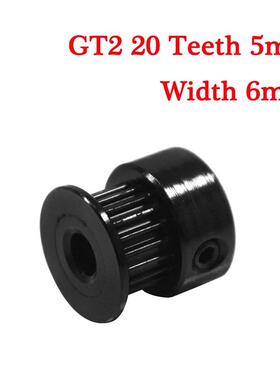 3D Printer Part Bore 8mm/5mm Width 6mm Black Synchronous Whe