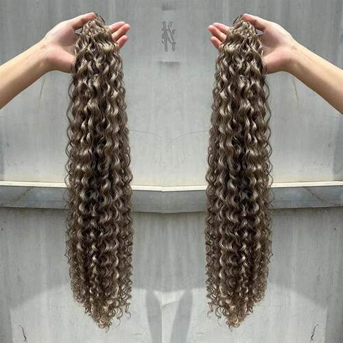 Curly Hair Extensions Synthetic Hair High Quality Water Wave