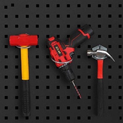 Tool Rack Hook Heavy Duty Clothes Metal Peg Holder Shelf
