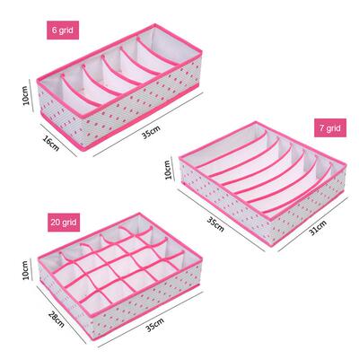 1PCS Storage Boxes Underwear Divider Drawer Lidded Closet Or