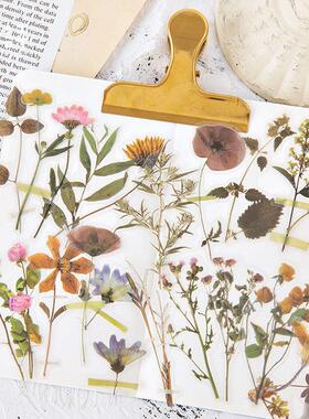 40 Pcs/Lot Beautiful flowers plant decoration mini paper