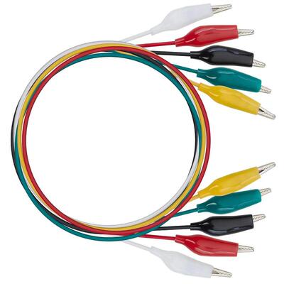 10pcs 50cm Clip Number 28/35/45mm Alligator Clips with Wires