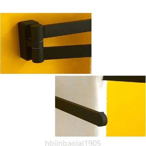 E74E Swivel Towel Bar Wall Mounted Towel Rail No Drilling