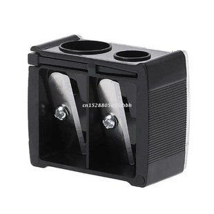 2 Holes Cosmetic Pencil Sharpener for Eyebrow Lip Liner Eyel
