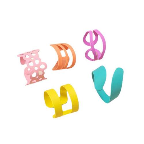 Alien Ring Set for Women, Bright Color Open Irregular Ring