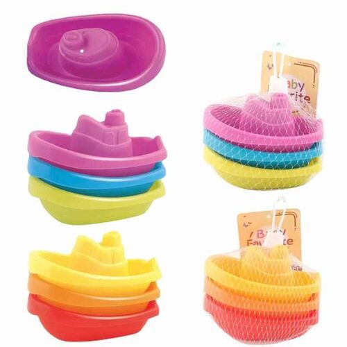 Baby Bath Toys Stacking Boat Toys Colorful Early Education I