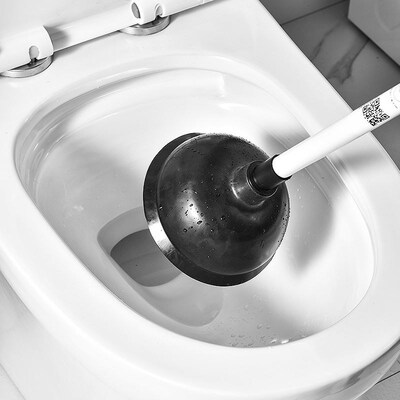 Dredge Plug Air Pump Pipe Plunger Toilet Drain Cleaner Blo