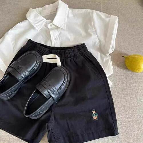 (1-7years)Childrens Summer Shorts  Korean Kidss Jeans Car