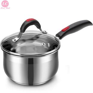 2L Sauce Pan Cooking Pan Multi-bottomed SUS#18 Milk pan Smal
