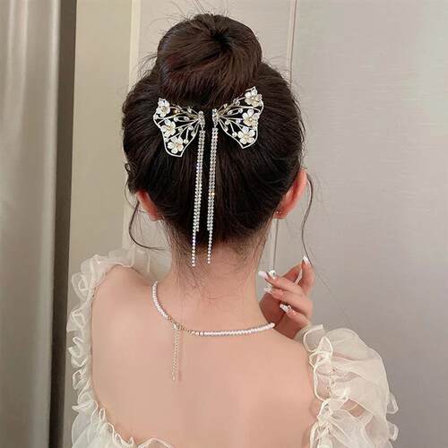 Girl Elegant Hair Claw Pill Head tail Buckle tail Buckle Pea