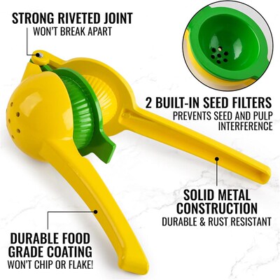 Lemon Squeezer  Juicer Hand Juicer Metal Kitchen Cooking