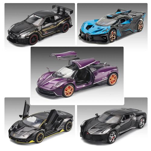 1:32 Toy Cars Lambo Pagani Huayra Metal Model Car with Light
