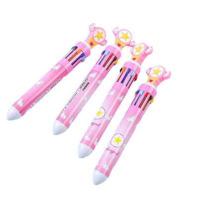 4 Pcs Ballpoint Pens Dinosaur Shaped Colorful Writing