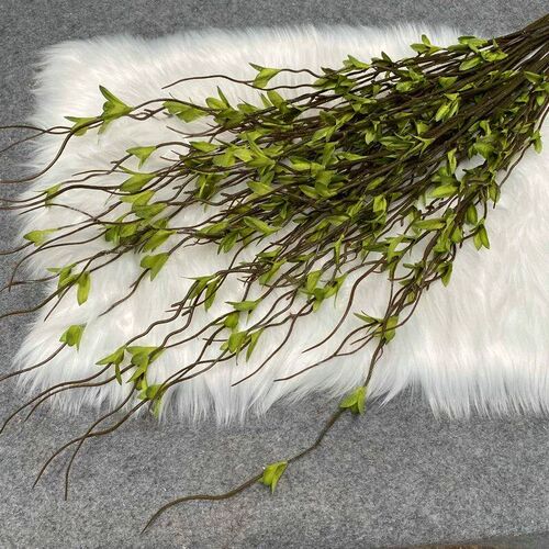 112cm Multi Forked Silk Cloth Dragon Whisker Leaf Indoor Dec