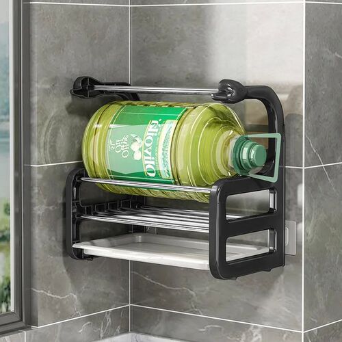 Punch Free Kitchen Shelf Wall Hanging Counter Top Organizer