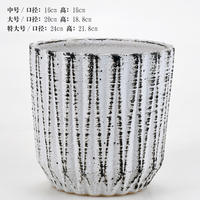 large flower pot plastic  es green  POTS thumbnail 2