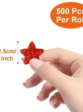 500pcs Colorful Star Stickers for Kids Reward School