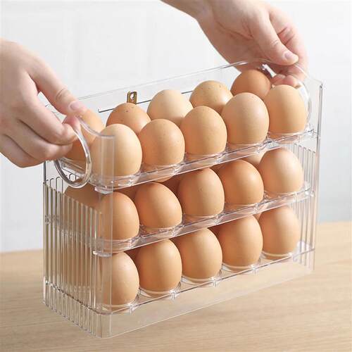 1Pcs New High-capacity multilayer egg storage box Refrigerat