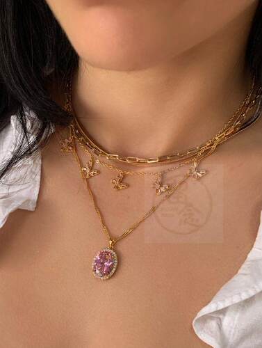 。Popular accessories: minority brass geometric Round Diamon