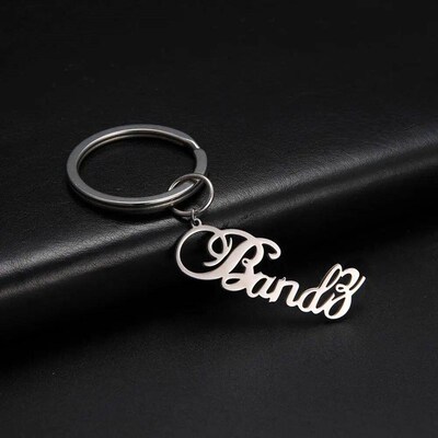 Sipuris Personalized Custom Name Letter Keyring Unique Stain