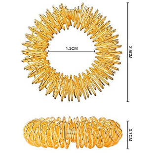 5-15pcs Acupressure Rings Spiky Sensory Finger Rings Set