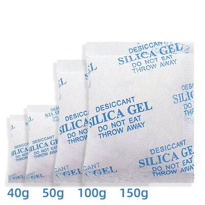 40/50/100/150g Package Non Toxic Silica Gel Desiccant Damp K