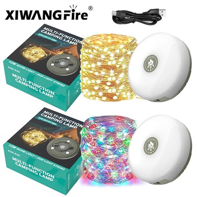 USB Rechargeable Camping Light 10meter Light String Outdoor