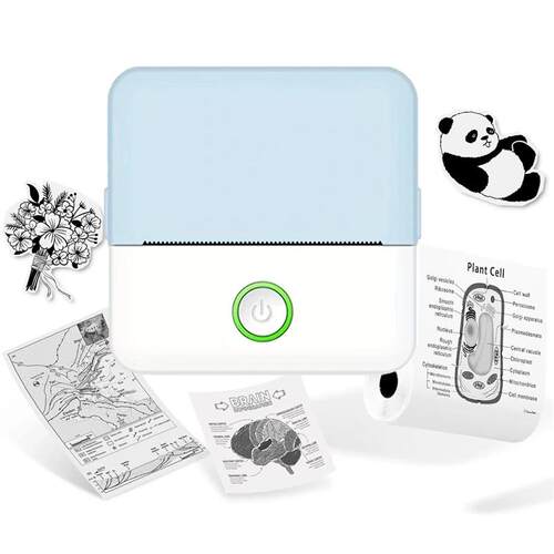 Mini portable thermal printer wireless printer with bluetoot