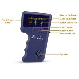 Handheld 125KHz RFID Reader Writer Duplicator Copier,