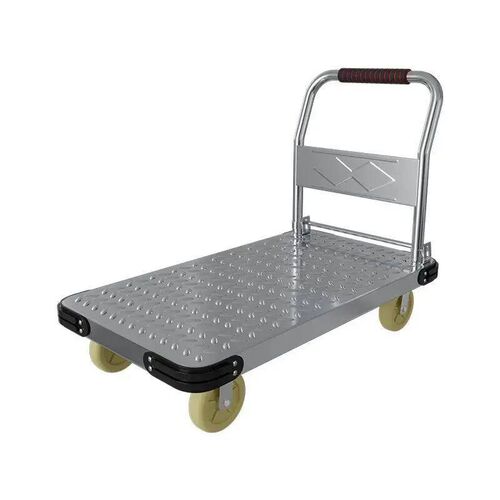 Steel Plate Small Cart silent Wheel Cargo hand Truck Flat Ca