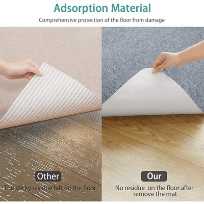 Anti-Slip Home Office Carpet Protector Chair Floor Mat PVC