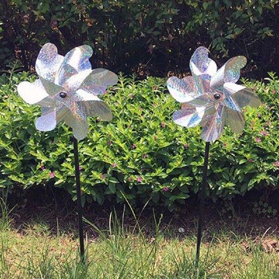 Bird Repellent Windmill Reflective Sparkly Bird-Scaring