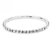 For Bracelet Women Rhinestones Chain Silver Anklet Ankle