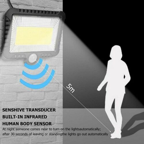 Waterproof IP65 Solar Motion Sensor Light Wall Lamp Outdoor