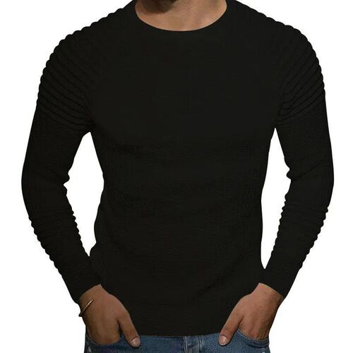 2023 Autumn New Round Neck Pullover Sweater Long Sleeve Men