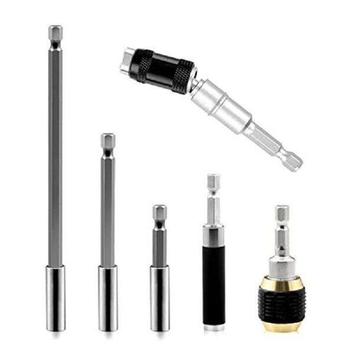 6 Pcs Flexible Magnetic Swiveling Bit Tip Holder Bar Set