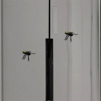 2x  Fridge Magnets Spooky Removeable Decoration 3D  Magnet