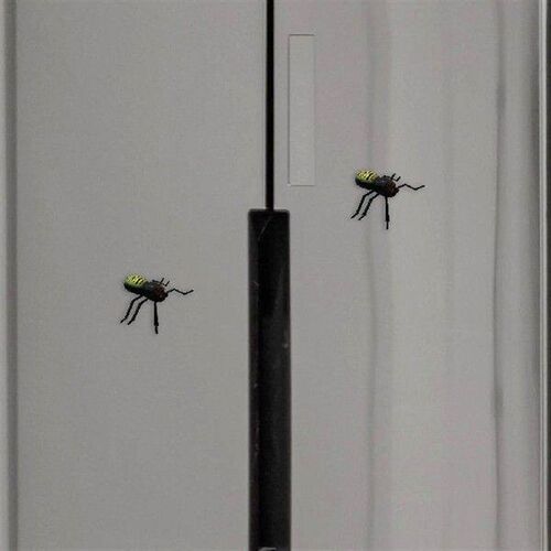 2x  Fridge Magnets Spooky Removeable Decoration 3D  Magnet