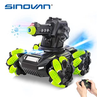 Sinovan RC Tank Shooting Water Bullets 360Rotating Water b