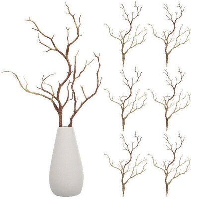 6 Pcs Artificial Twigs Craft Twigs Artificial Dried Stems