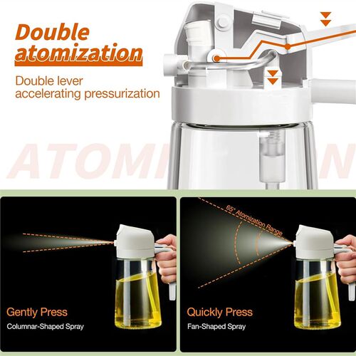 Oil Sprayer Cooking Olive Oil Dispenser Bottle Oil Mister