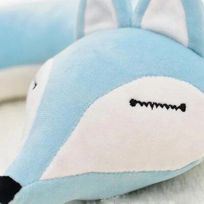 Travel Pillow U Shape Neck Pillow Cute Fox Pillow Hug Sleepi