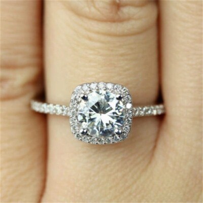 Romantic Vow Sincere Commitment Engagement Rings Exquisite W