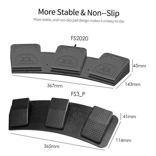 FS2024U1 USB Foot Switch Control Key Customized Computer Key