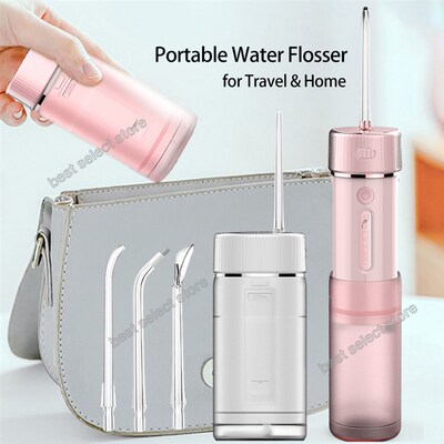 Portable Dental Oral Irrigator Travel Retractable Water