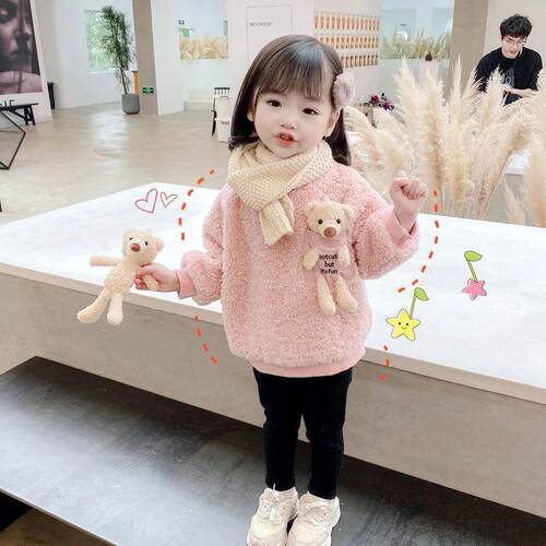 1 2 3 4 5 6 Year Baby Girls Sweatshirt Spring Autumn Warm Fl