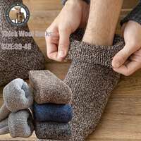 3 Pairs Winter Mens Merino Wool Socks Super Thick Warm High thumbnail 6