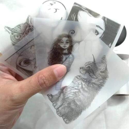 1/2/3/5PCSMini Printer Paper Transparent Thermal er Paper Se