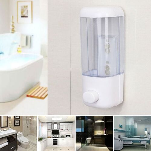 500ml Bathroom Soap Dispenser Wall Mounted Self-Adhesive Sha